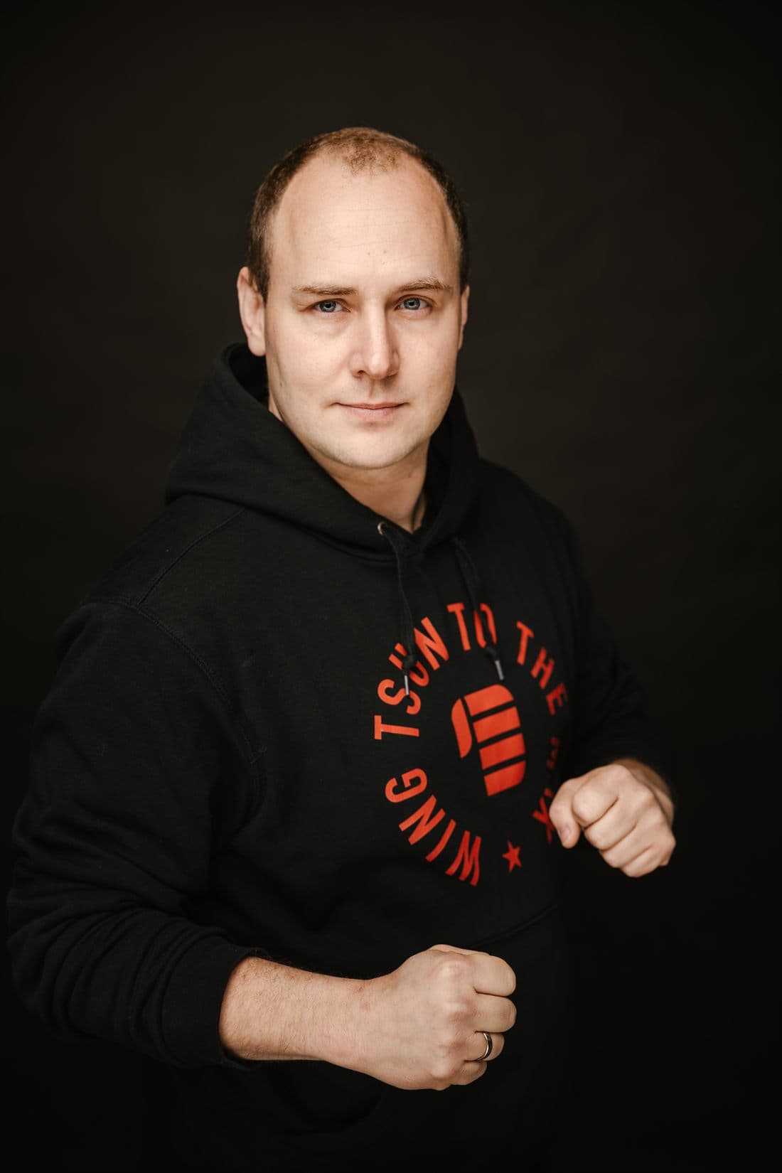 Andreas Merks beim Wing Tsun Training